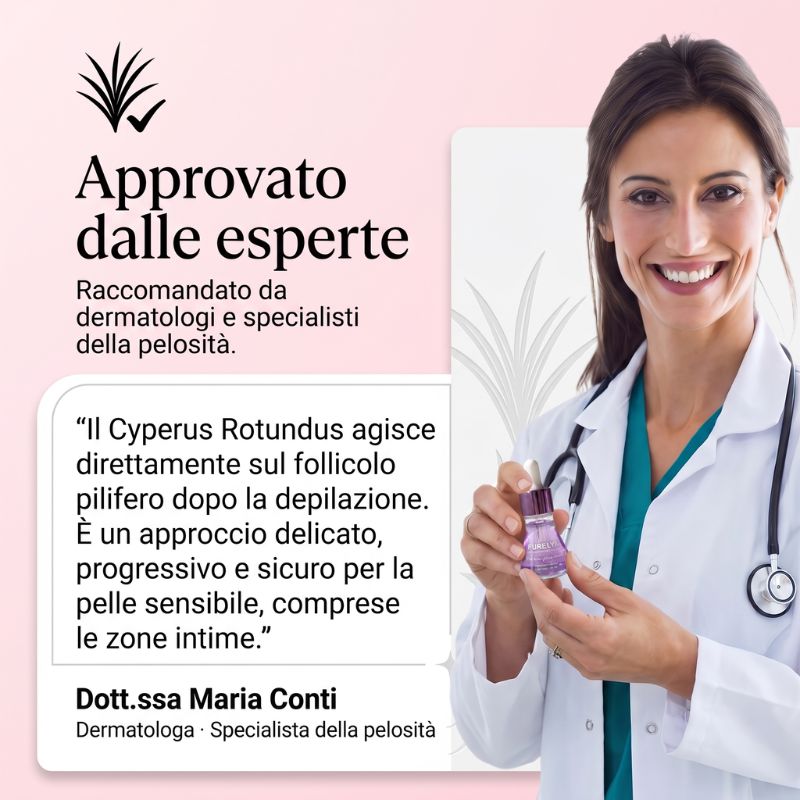 Siero anti-ricrescita peli: Non serve più radersi ogni due giorni
