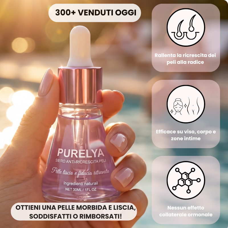 Siero anti-ricrescita peli: Non serve più radersi ogni due giorni