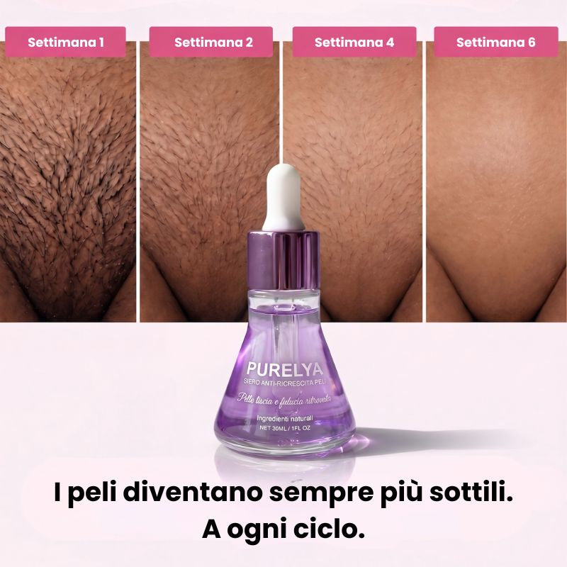 Siero anti-ricrescita peli: Non serve più radersi ogni due giorni